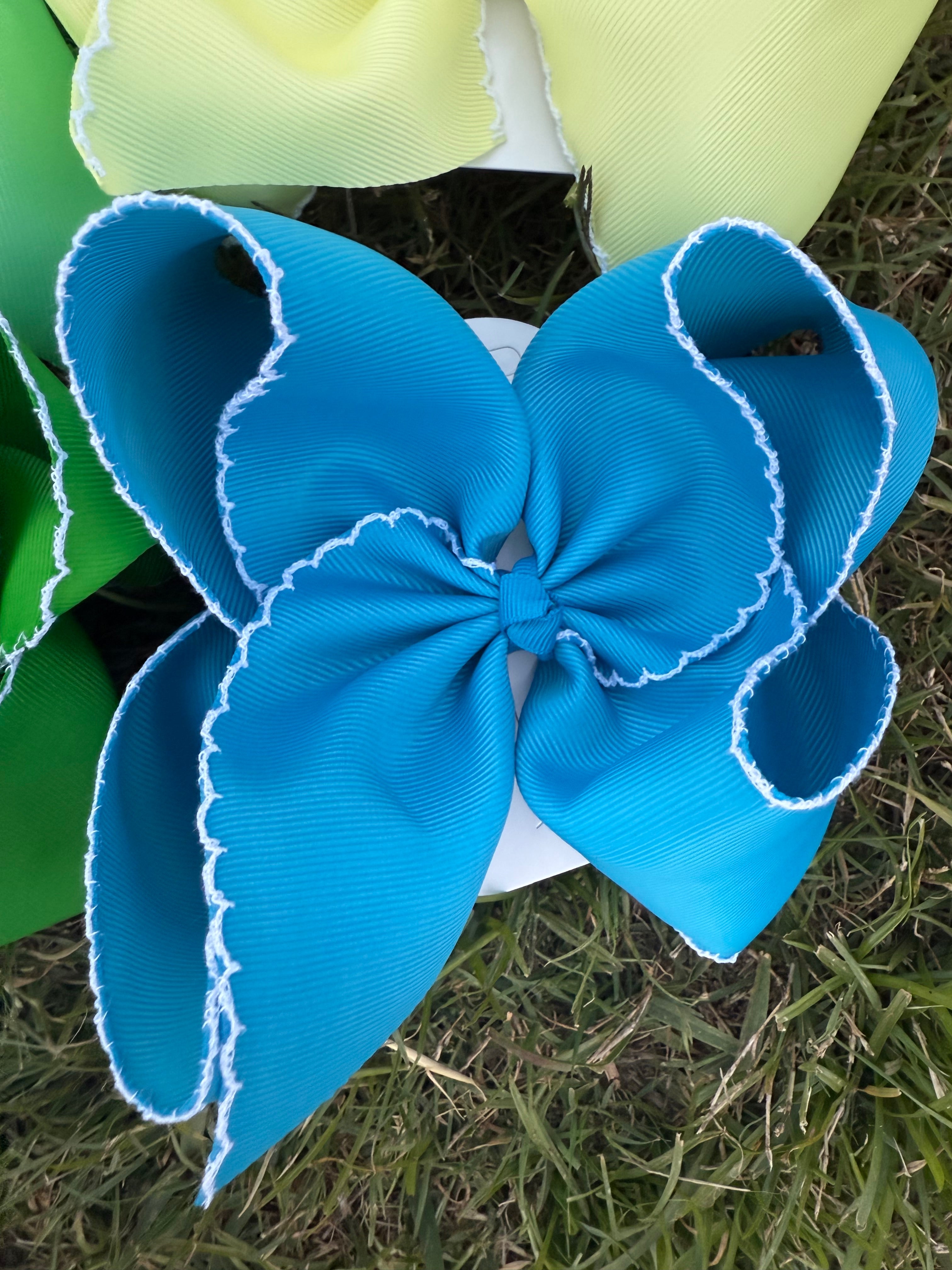 Fun Size Moonstitch Hair Bows (5in)