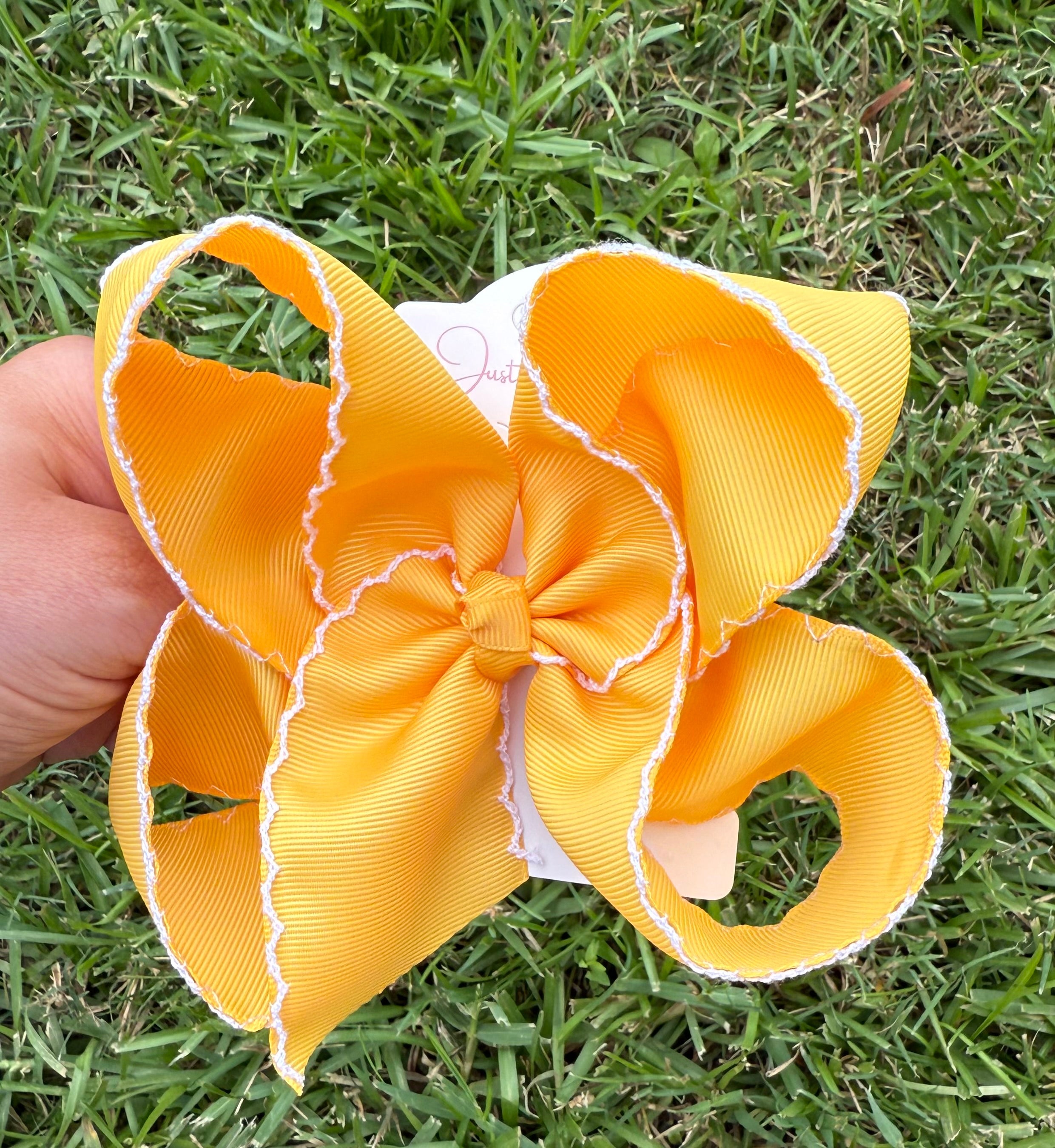 Fun Size Moonstitch Hair Bows (5in)