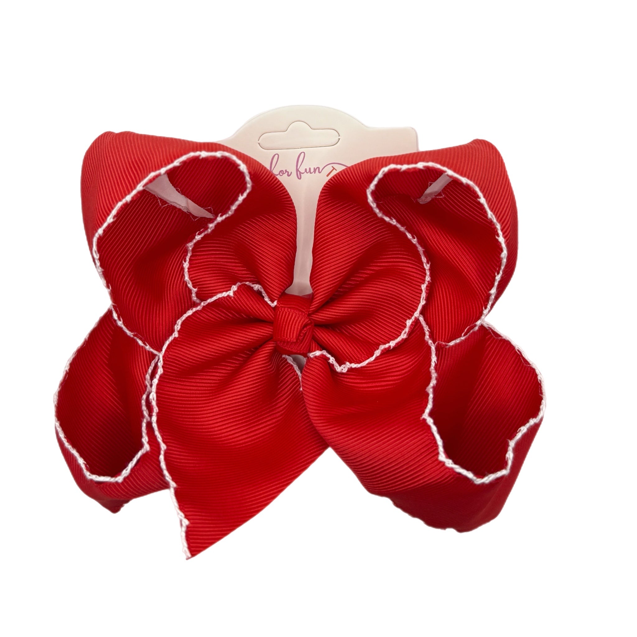 Fun Size Moonstitch Hair Bows (5in)