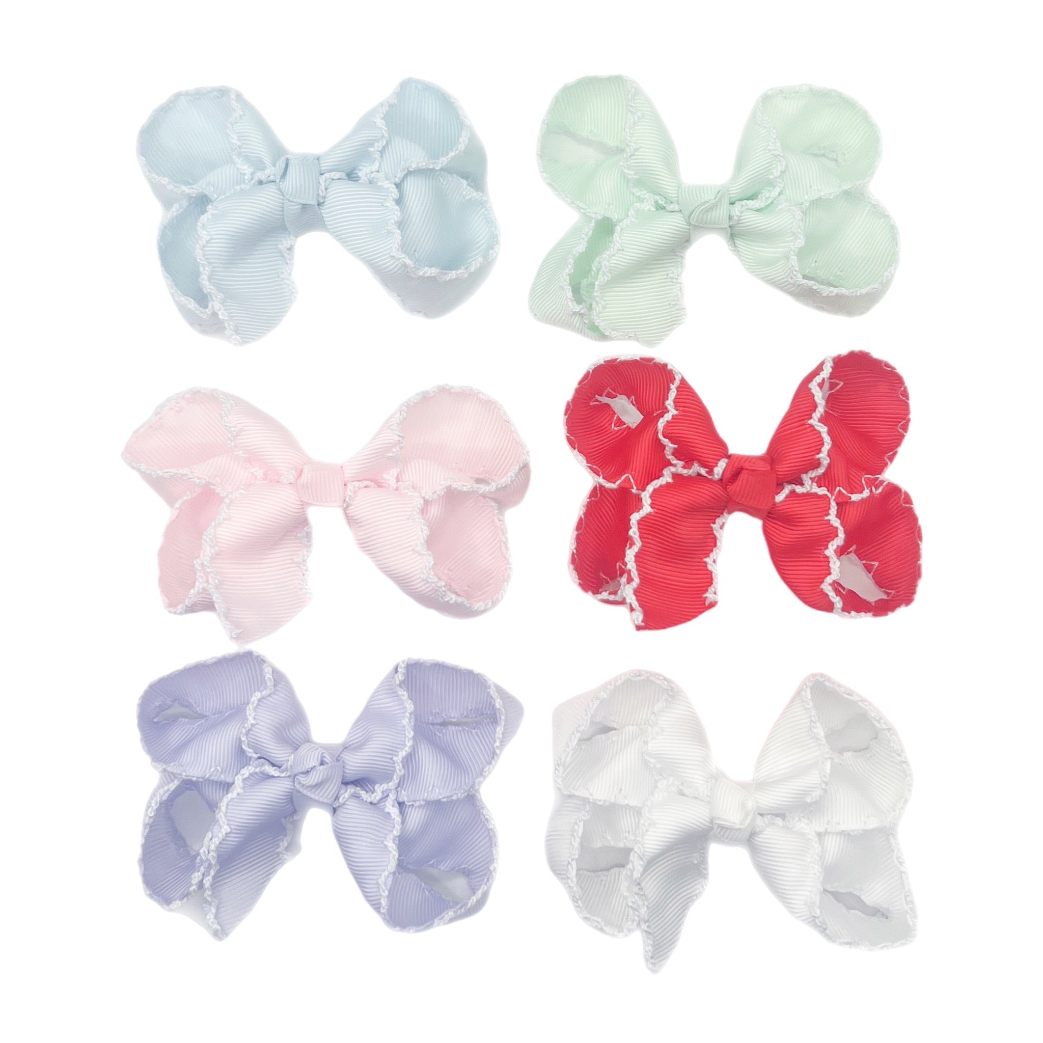 Teeny-Tiny Fun Solid Hair Bows (3in)