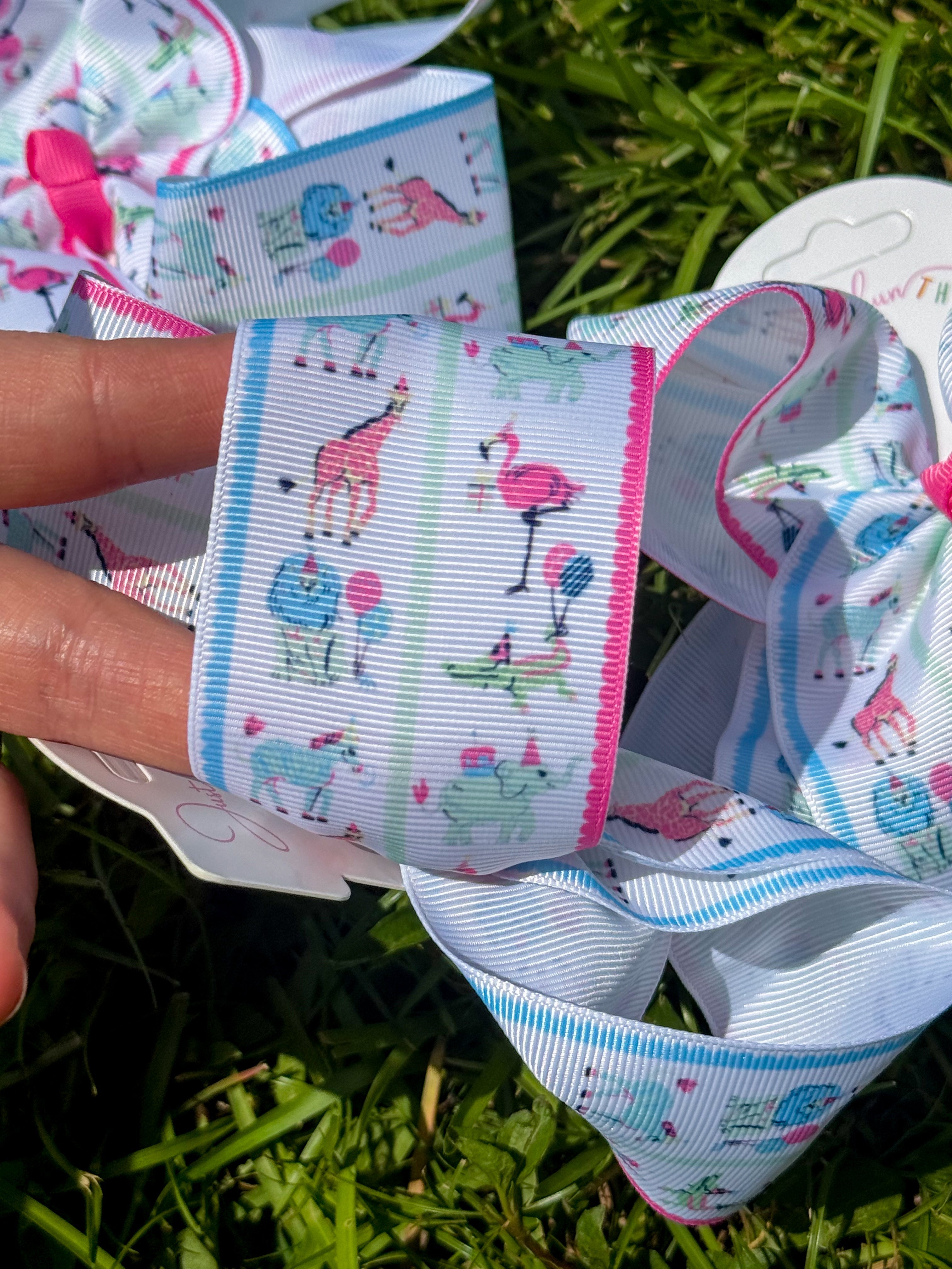 Safari Birthday Bow