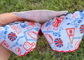 Stadium Style Moonstitch Hair Bows
