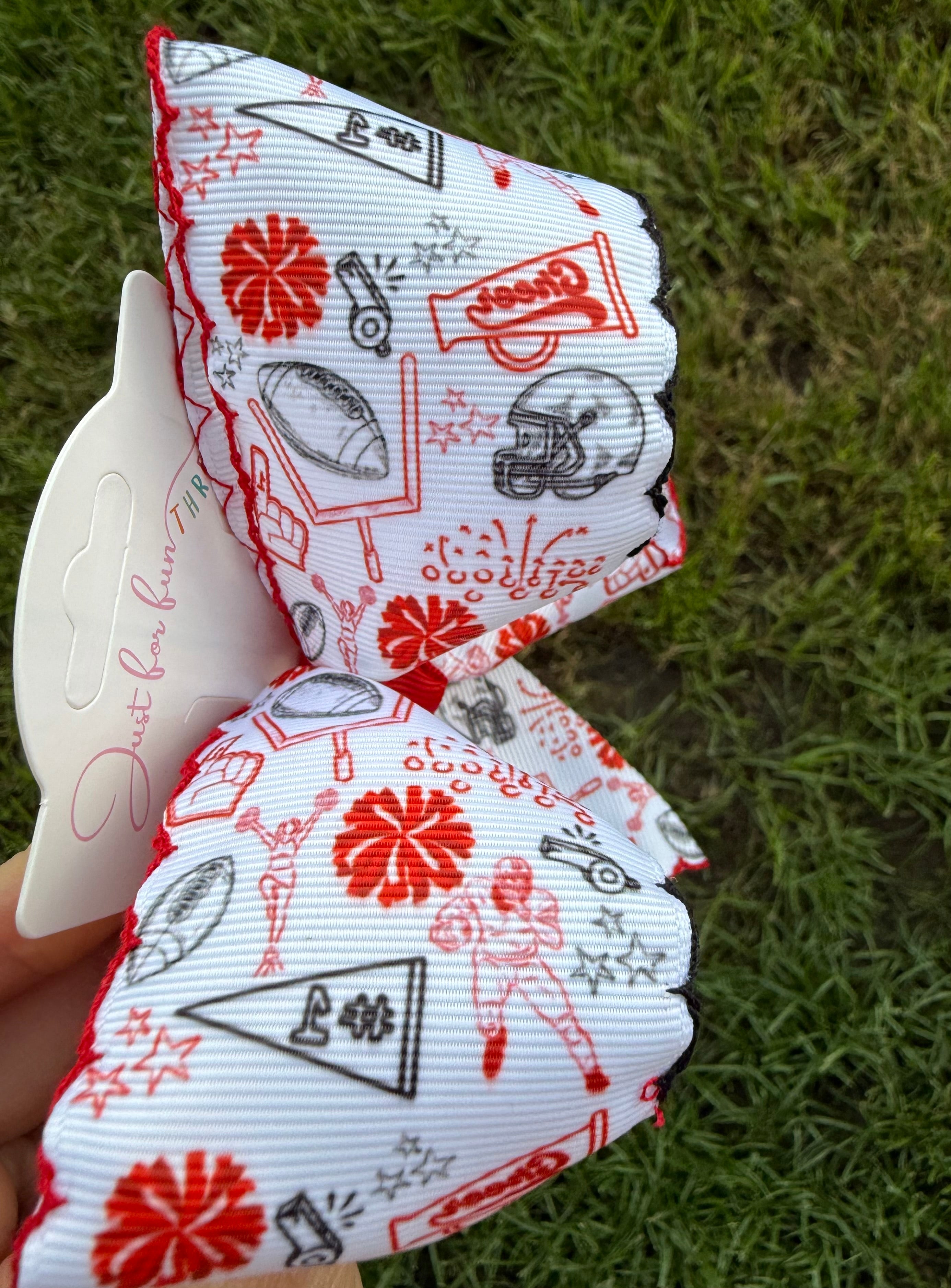 Stadium Style Moonstitch Hair Bows