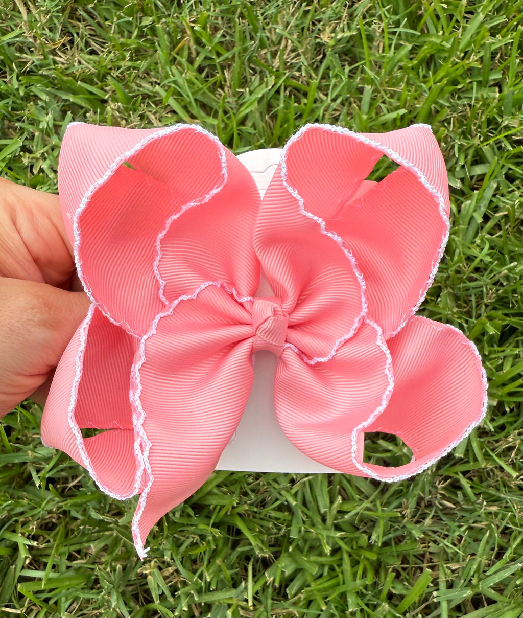 Extra Fun Moonstitch Hair Bows (6in)