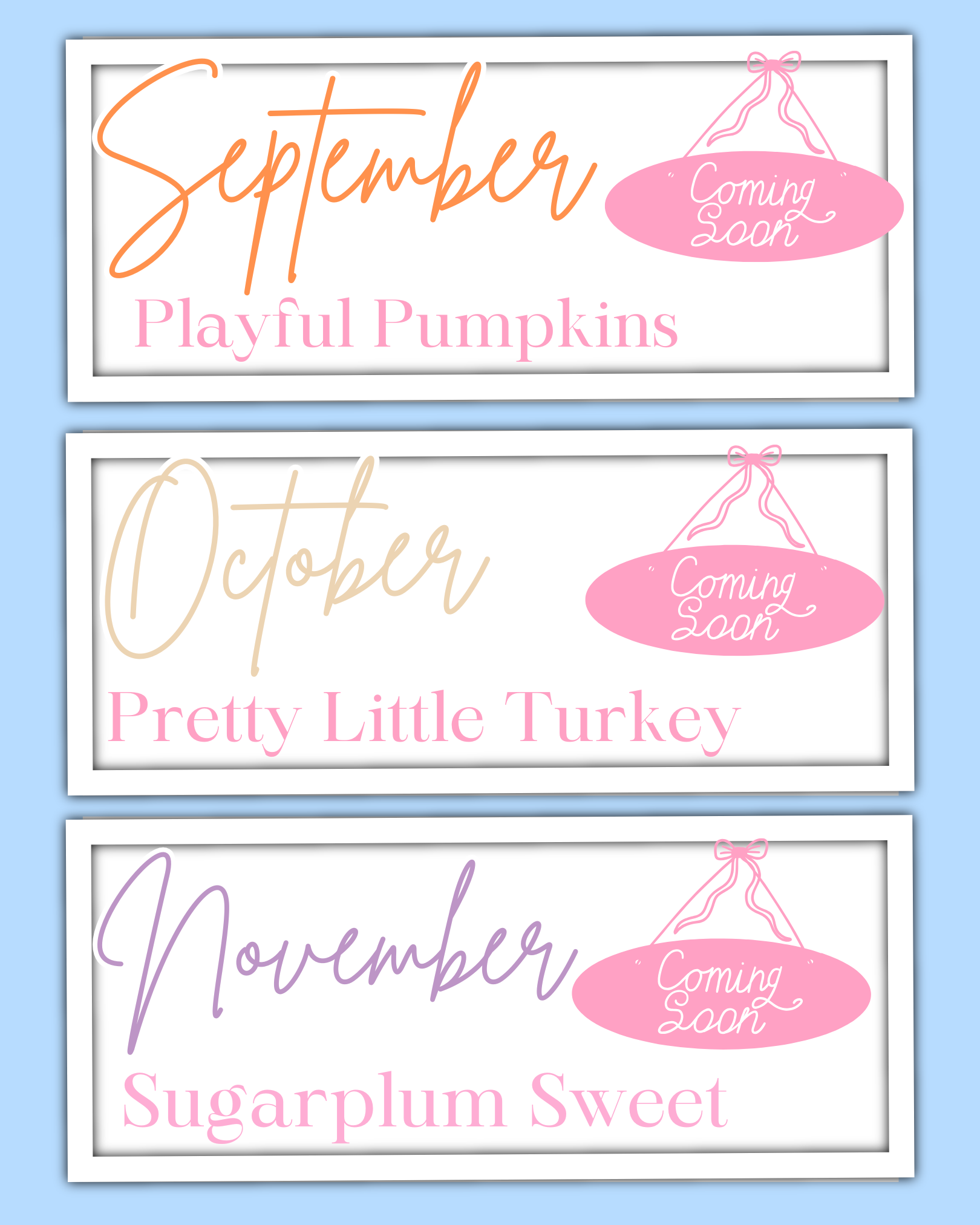 Monthly Bow Box