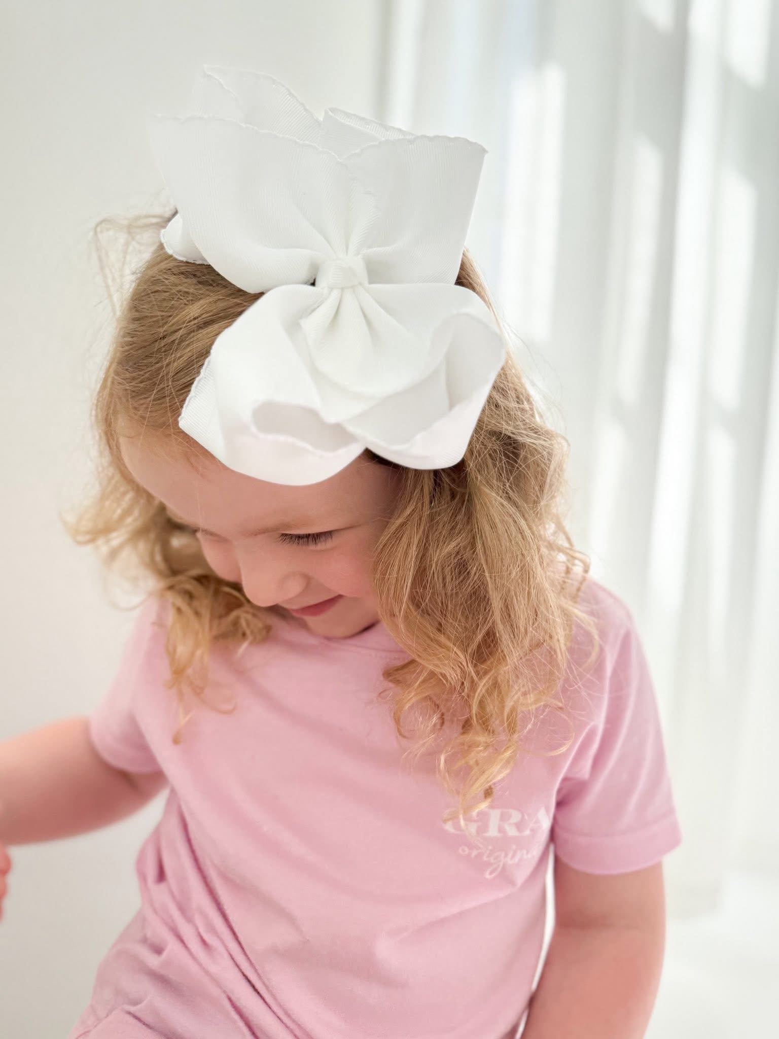 Extra Fun Moonstitch Hair Bows (6in)