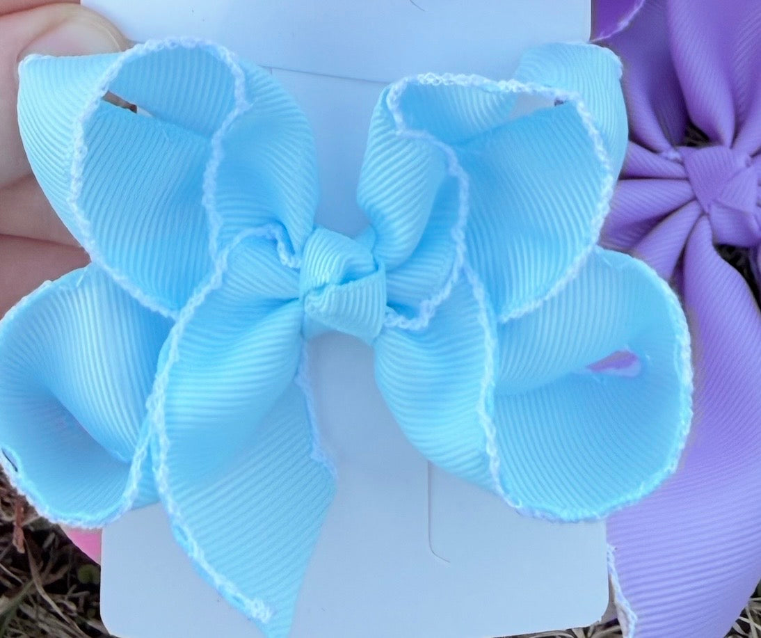 Teeny-Tiny Fun Solid Hair Bows (3in)