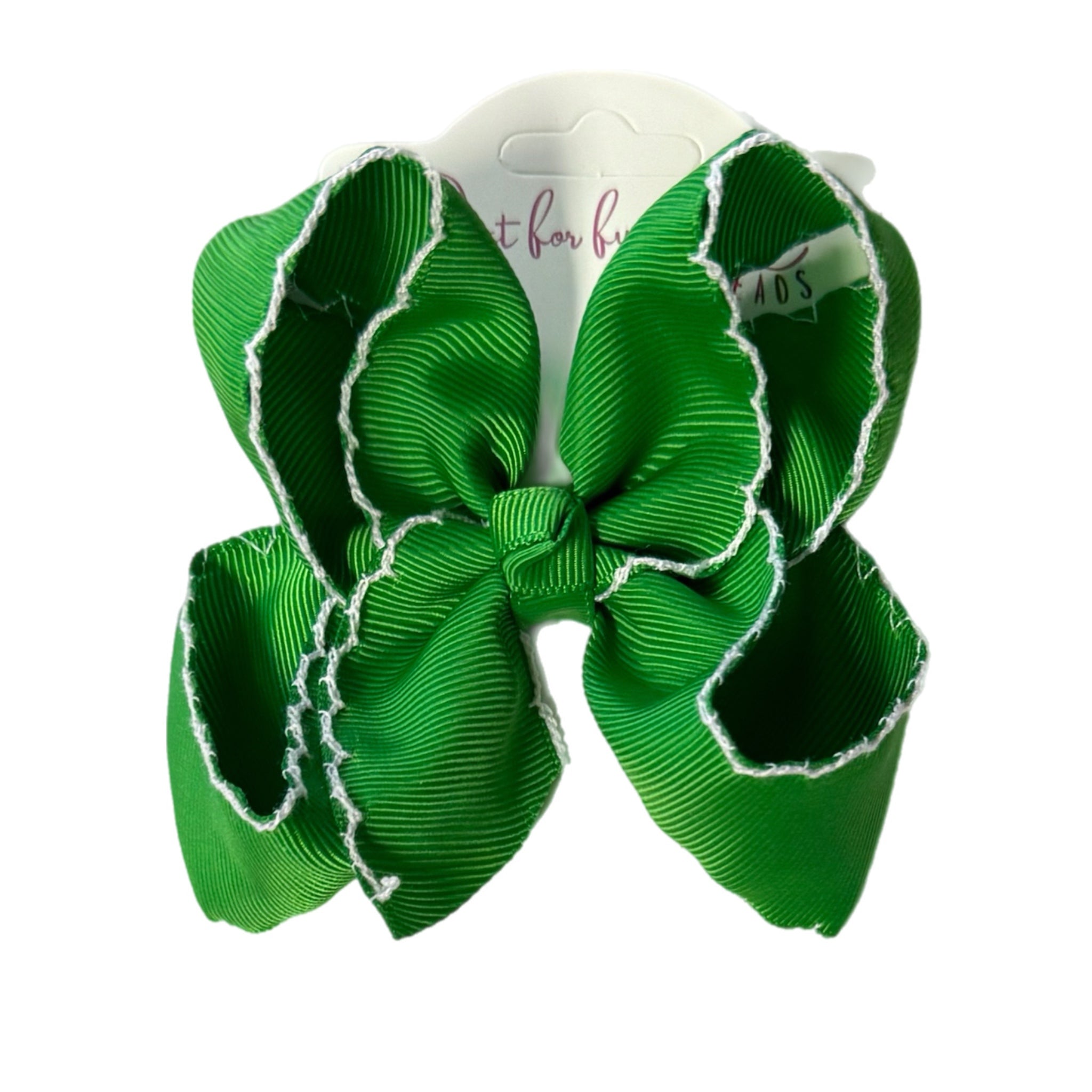 Tiny Fun Moonstitch Hair Bows (4in)