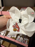 Cajun Crawfish Halloween Bow