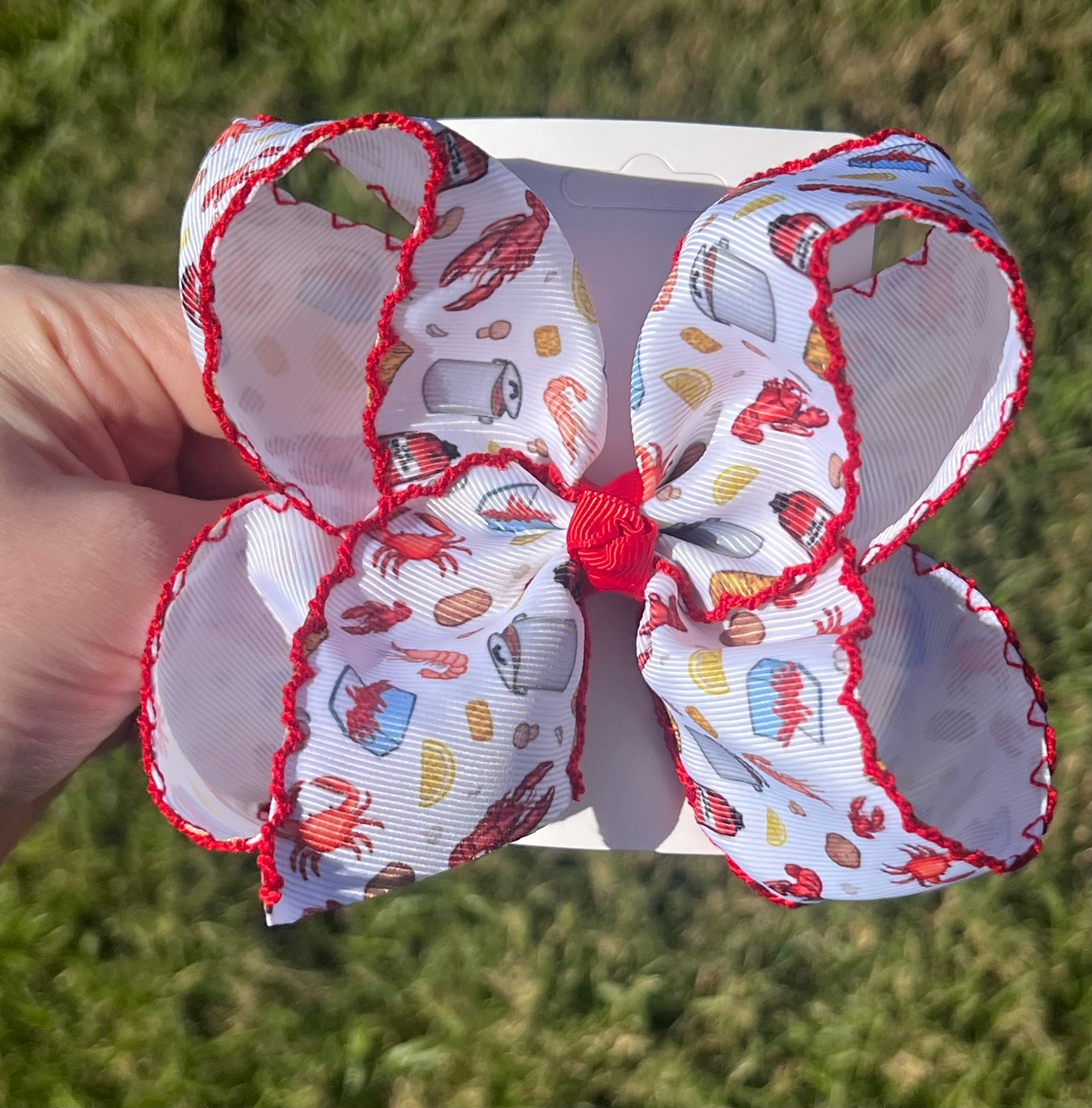Seafood Boil Hair Bow
