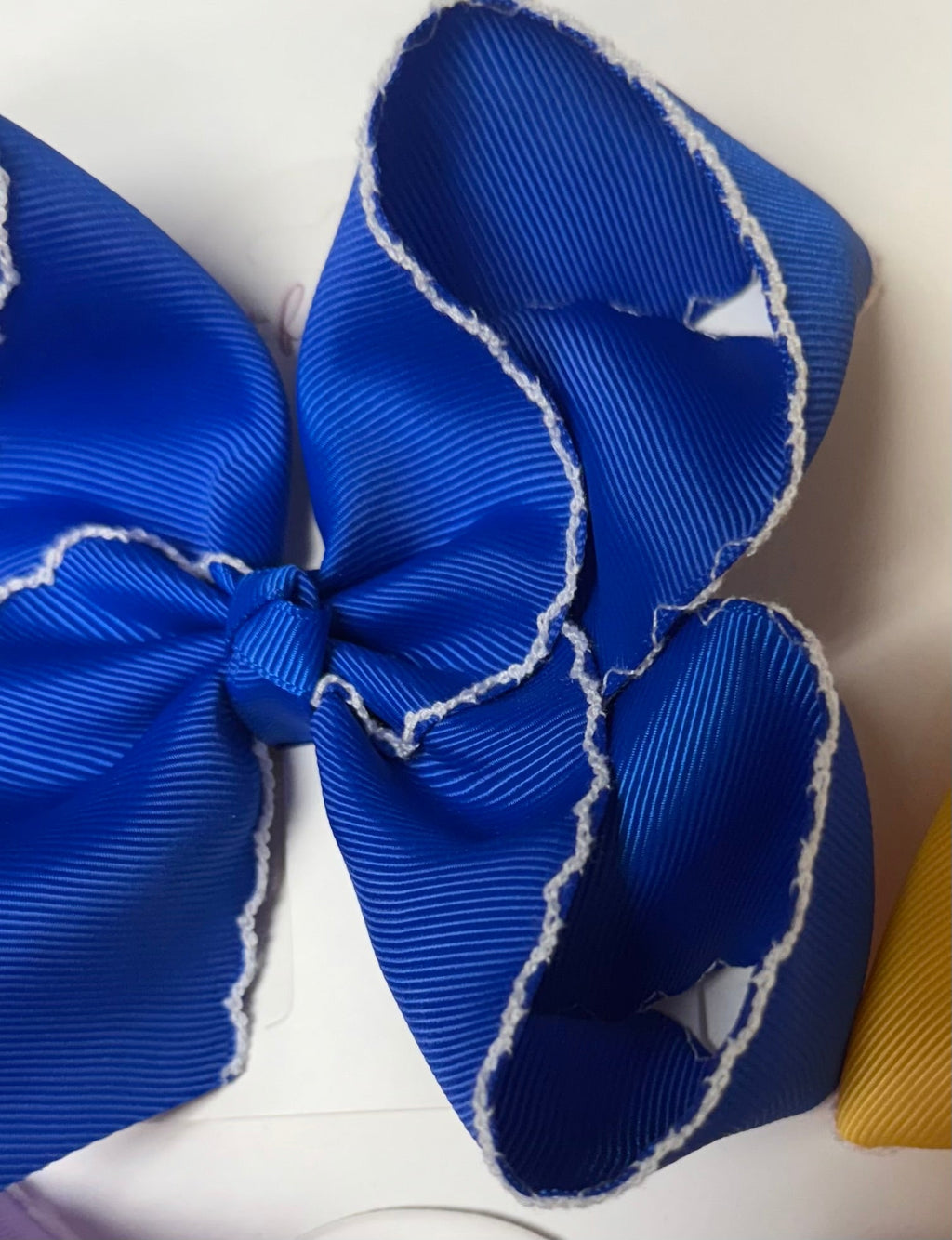 6 inch Moonstitch Bows (2 inch Ribbon)