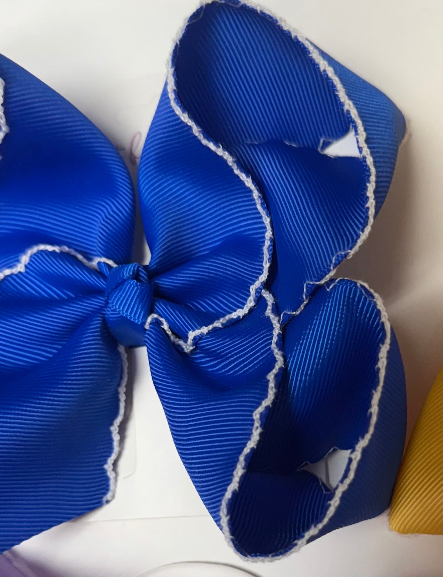 6 inch Moonstitch Bows (2 inch Ribbon)